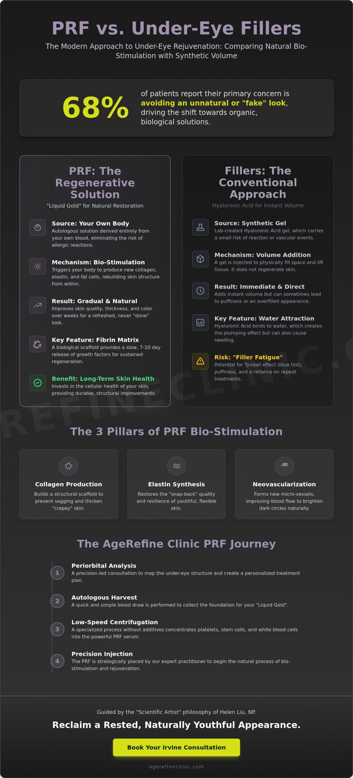 PRF Under Eye Treatment in Irvine: The Ultimate Guide to Regenerative Rejuvenation (2026)
