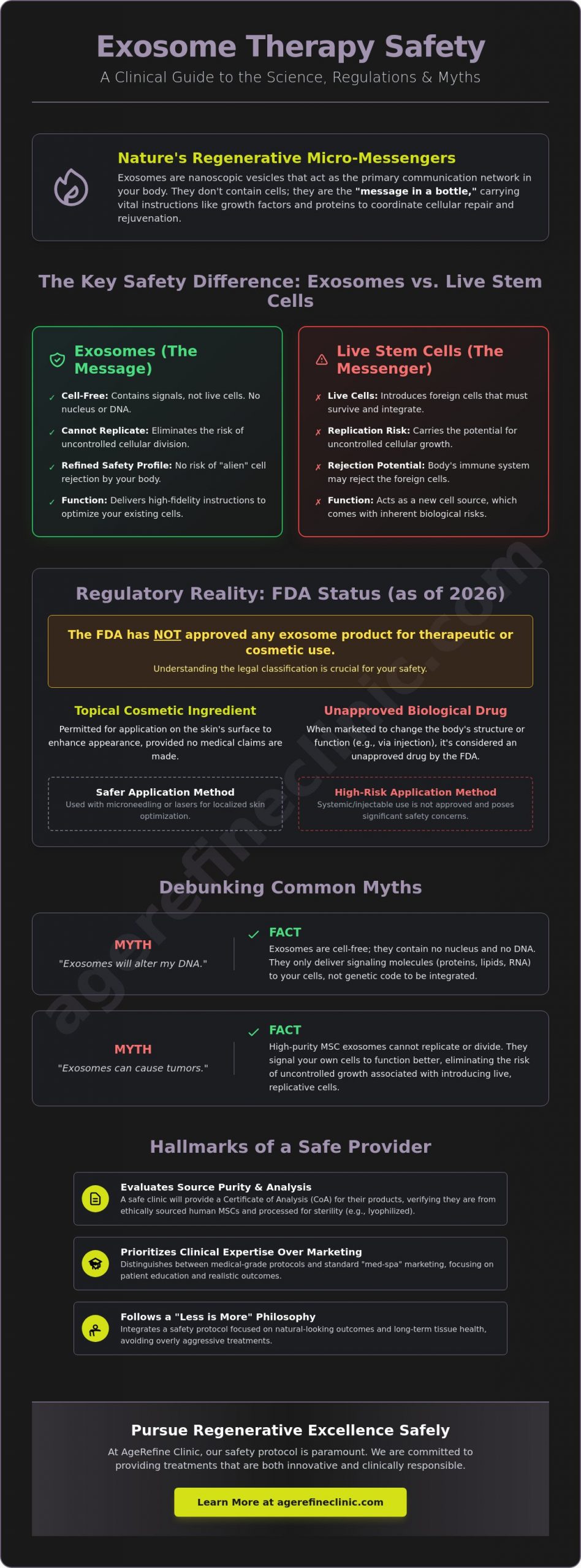 Is Exosome Therapy Safe? A Clinical Review of Regenerative Aesthetics in 2026