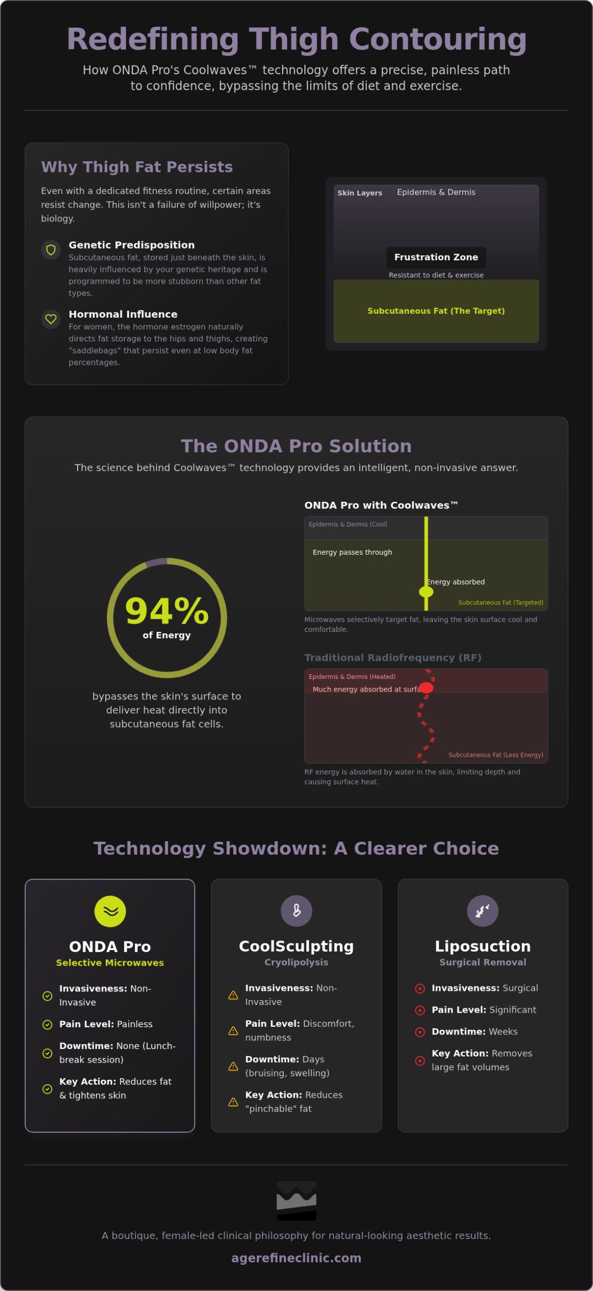 Non-Surgical Thigh Contouring in Irvine: The 2026 Guide to ONDA Pro