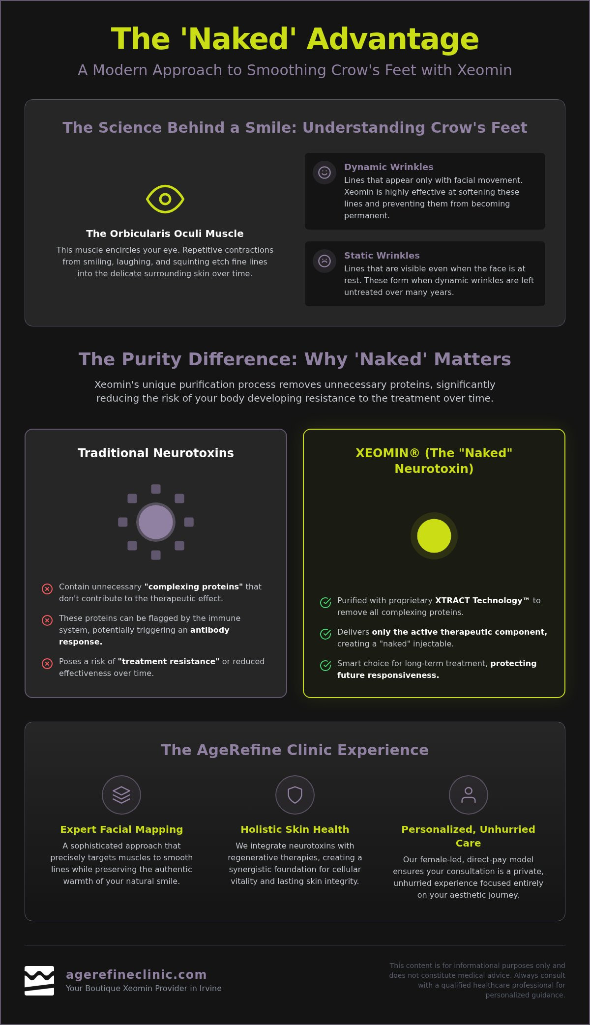 Xeomin for Crow's Feet in Orange County: The Pure Path to Natural Radiance